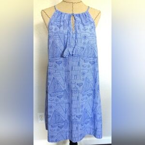 VINEYARD VINES Swing Coverup Dress BOAT SCHEMATIC Size Small